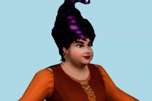 Mary Sanderson disney, cartoon-character, character, cartoon, toony, woman, people